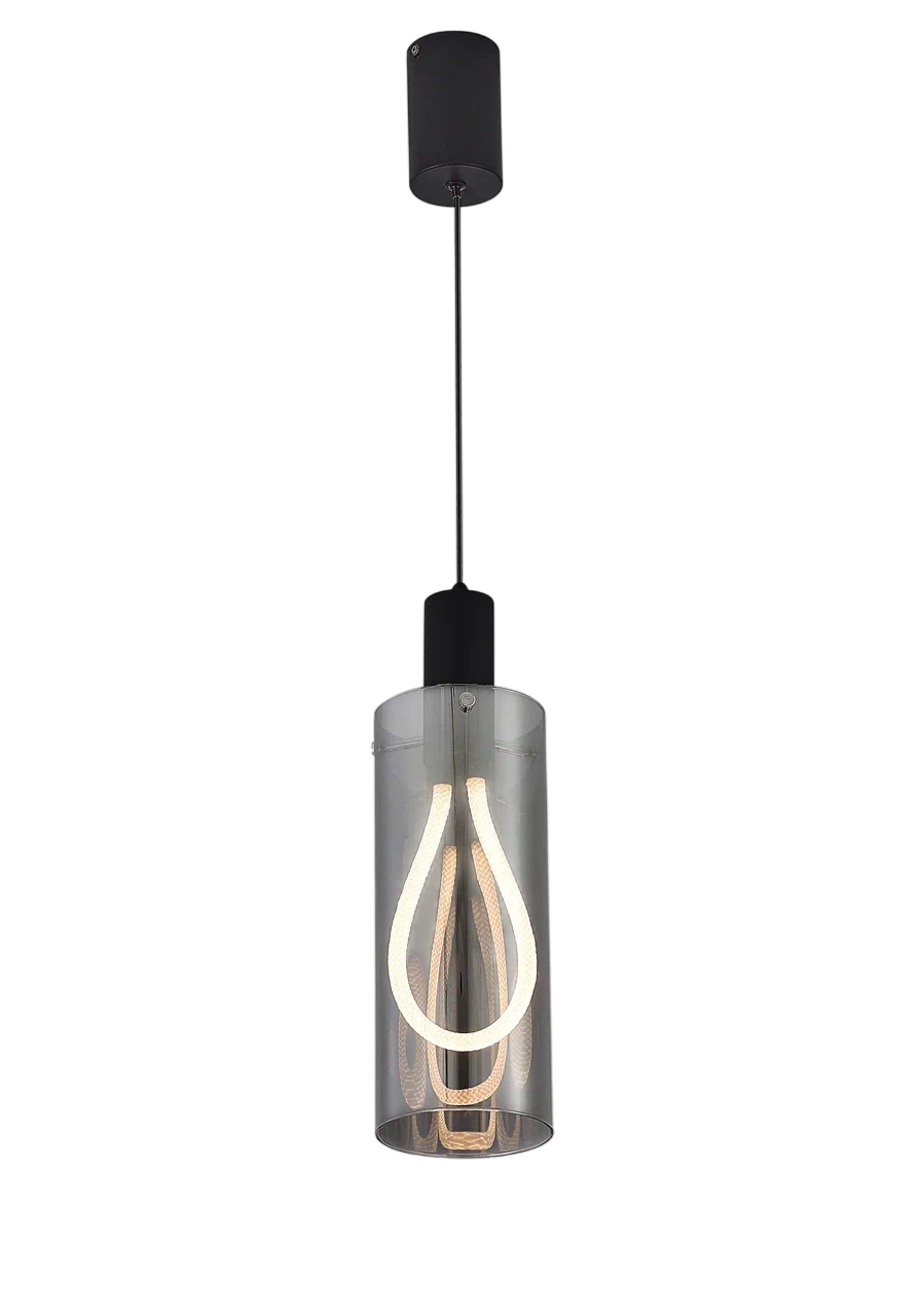 картинка Светильник VELOCE подвесной 09 LED 6 Вт 3000К серый модерн от магазина Bojeni